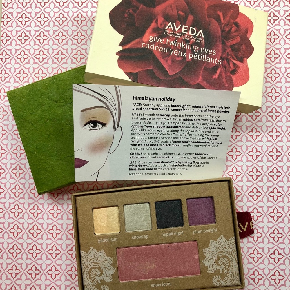 AVEDA Eyeshadow and Blush Palette FREE SHIPPING